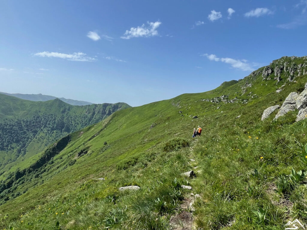 Vu sur les volcans d'Auvergne
