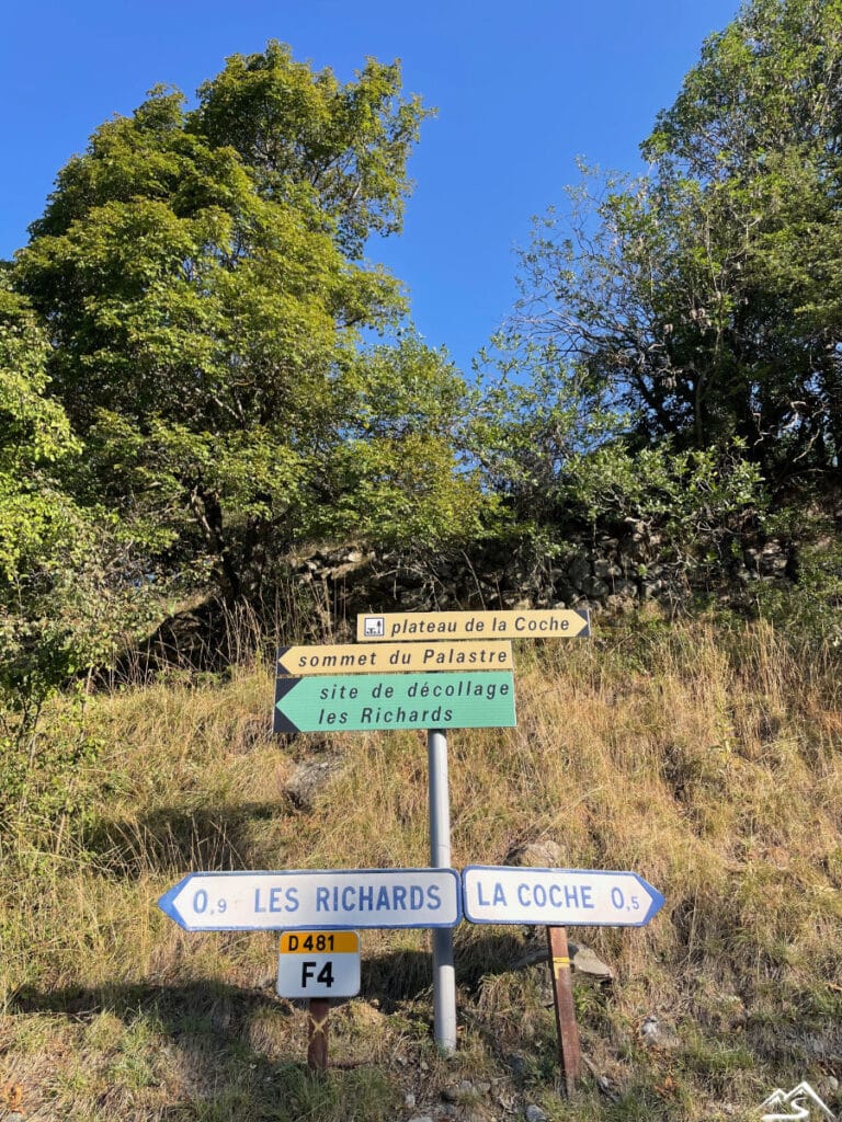 Voie d'accès aux Richards
