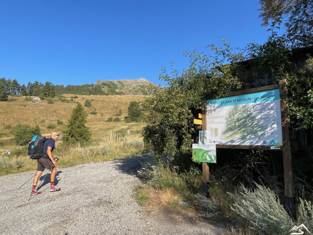 Vu sur le Palastre au départ du sentier depuis les Richards